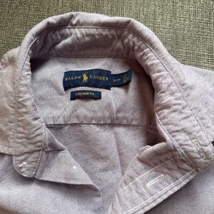 Ralph Lauren Men's Lavender Button Down Shirt